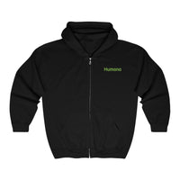 Unisex Heavy Blend™ Full Zip Hooded Sweatshirt Humana Logo