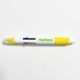 White pen with yellow accents and 'Humano' branding on a white background