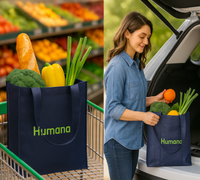 Non Woven Grocery Humana Logo 2 sides.