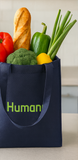 Non Woven Grocery Humana Logo 2 sides.