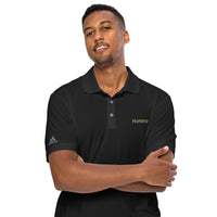 adidas performance polo shirt - Humana Embroidered on Left Chest - Brand colors Only!