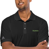 adidas performance polo shirt - Humana Embroidered on Left Chest - Brand colors Only!