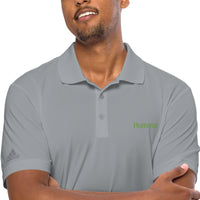 adidas performance polo shirt - Humana Embroidered on Left Chest - Brand colors Only!