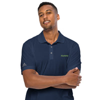 adidas performance polo shirt - Humana Embroidered on Left Chest - Brand colors Only!