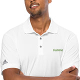 adidas performance polo shirt - Humana Embroidered on Left Chest - Brand colors Only!