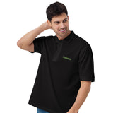 Men's Premium Polo Humana logo embroidered Left Chest - Brand Colors approved!