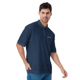 Men's Premium Polo Humana logo embroidered Left Chest - Brand Colors approved!