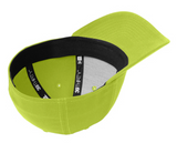 Structured stretch-fit cap