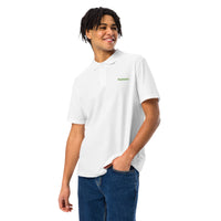 Humana Embroidered logo - Unisex pique polo shirt