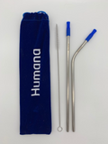 Humana Stainless Steel Straw Set