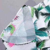 Tropical Print Shirt & Shorts