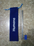 Humana Stainless Steel Straw Set