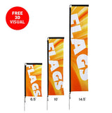 Premium Rectangle Flags