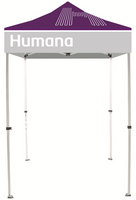 5'x5' Steel Canopy Tent Dye-Sub Graphic Package Humana Branded