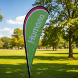Teardrop Banner Flags for Advertising